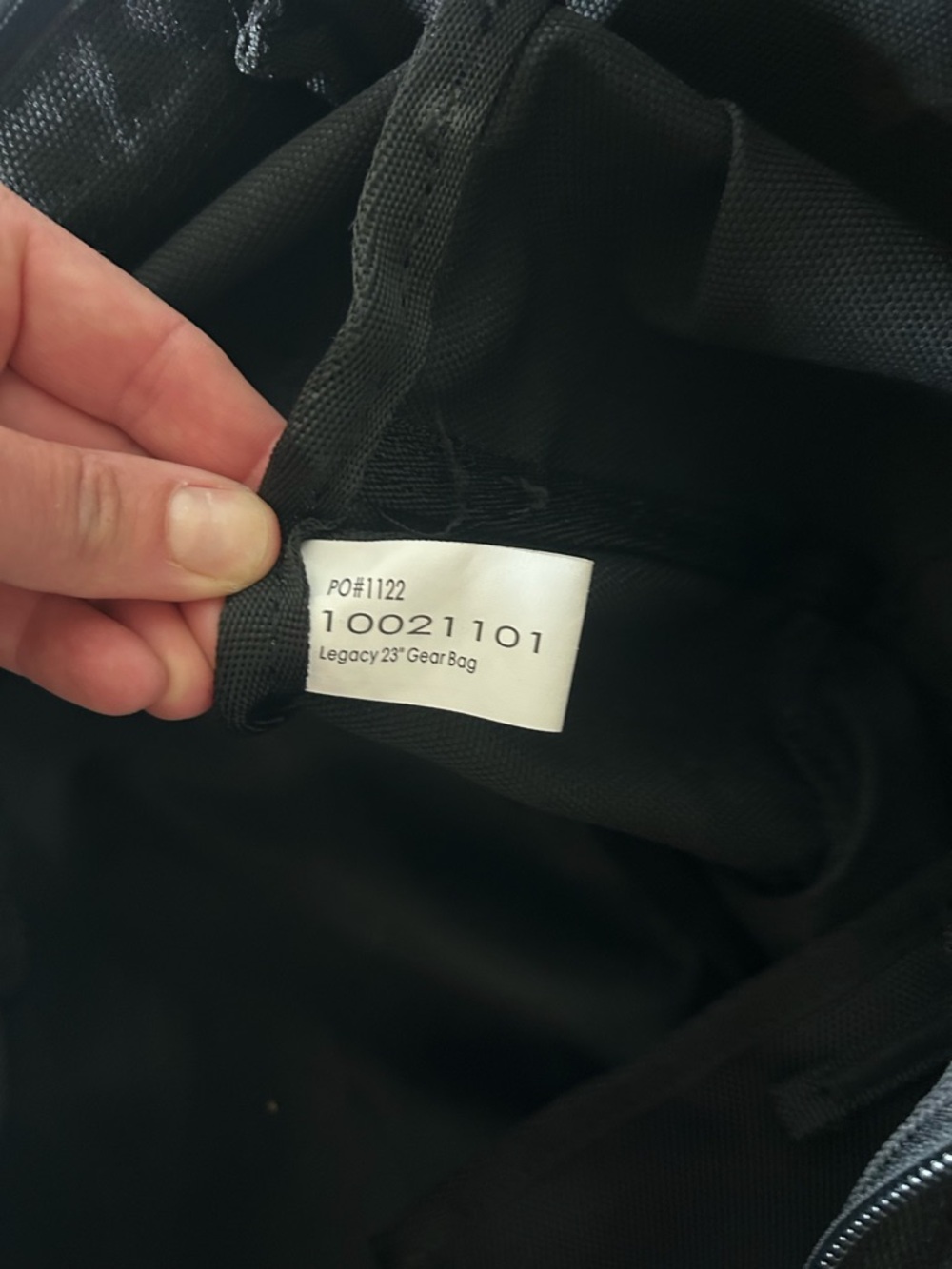 ▶️ Carhartt Legacy 23” Gear Bag Black Duffel Travel Gym Workwear Canvas - Picture 9 of 10